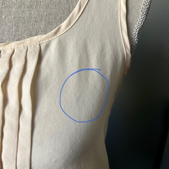 Lush Tuxedo Cream Color Tank Size S - Picture 4 of 8